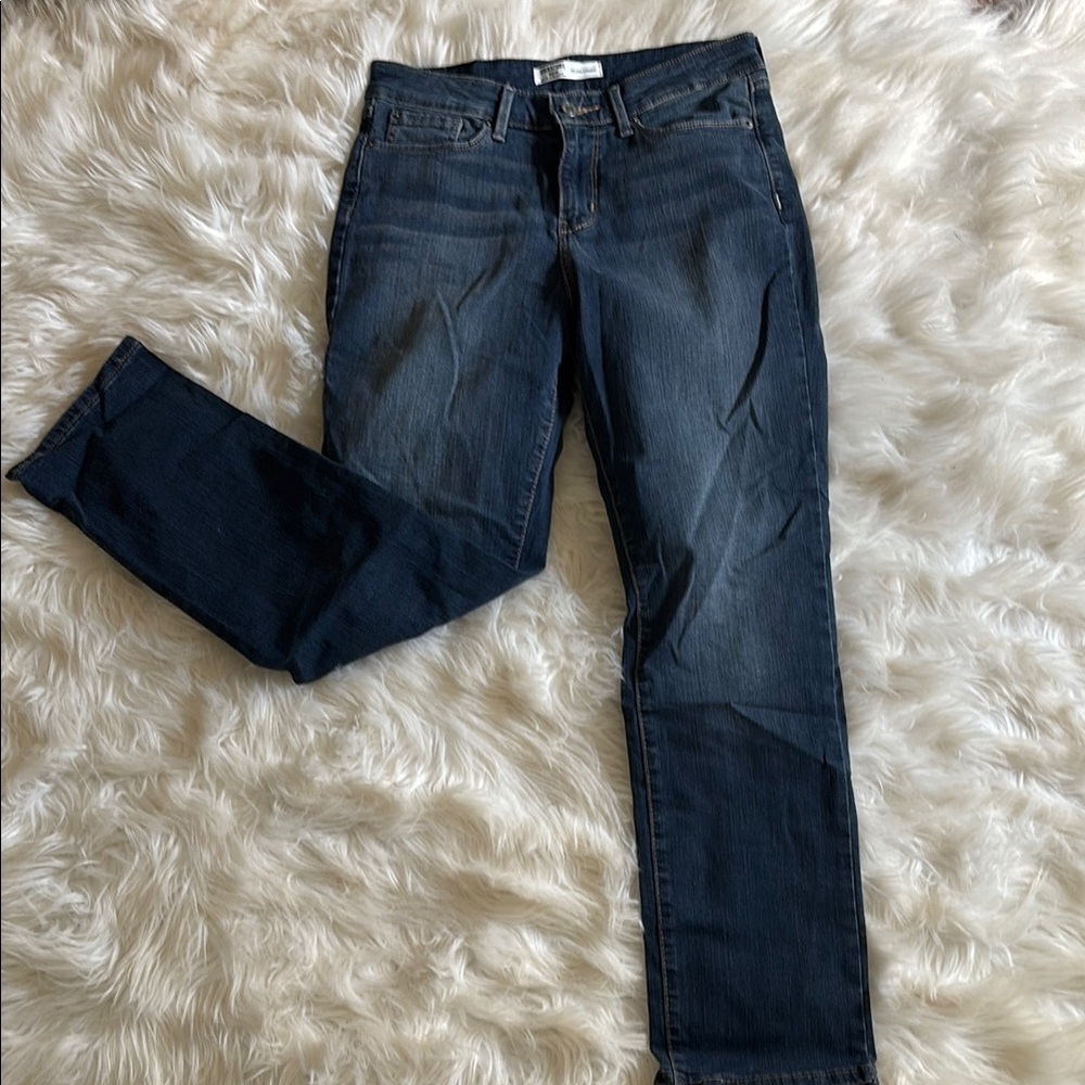 Signature by Levi Strauss Indigo Straight Leg Jeans